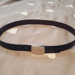 COACH leather reversible black and brown belt